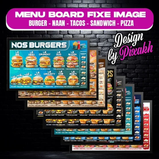 Menu Board Fixe (image)